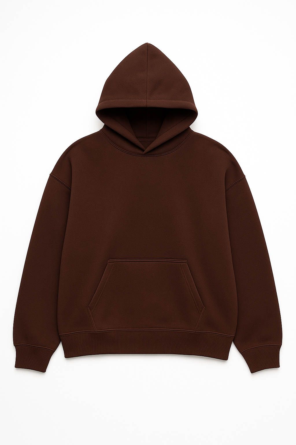 Oversized hoodie brown