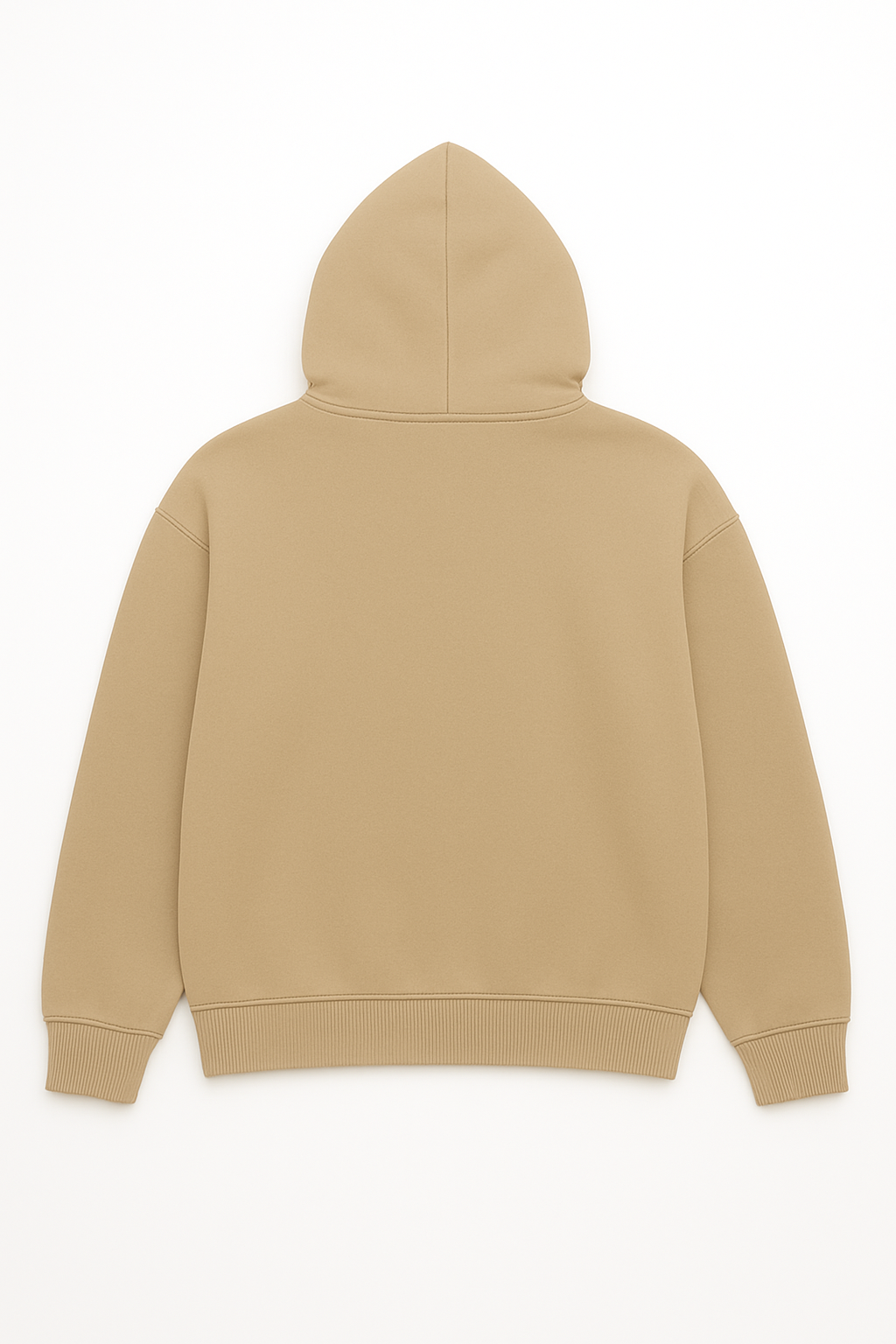 Oversized hoodie beige